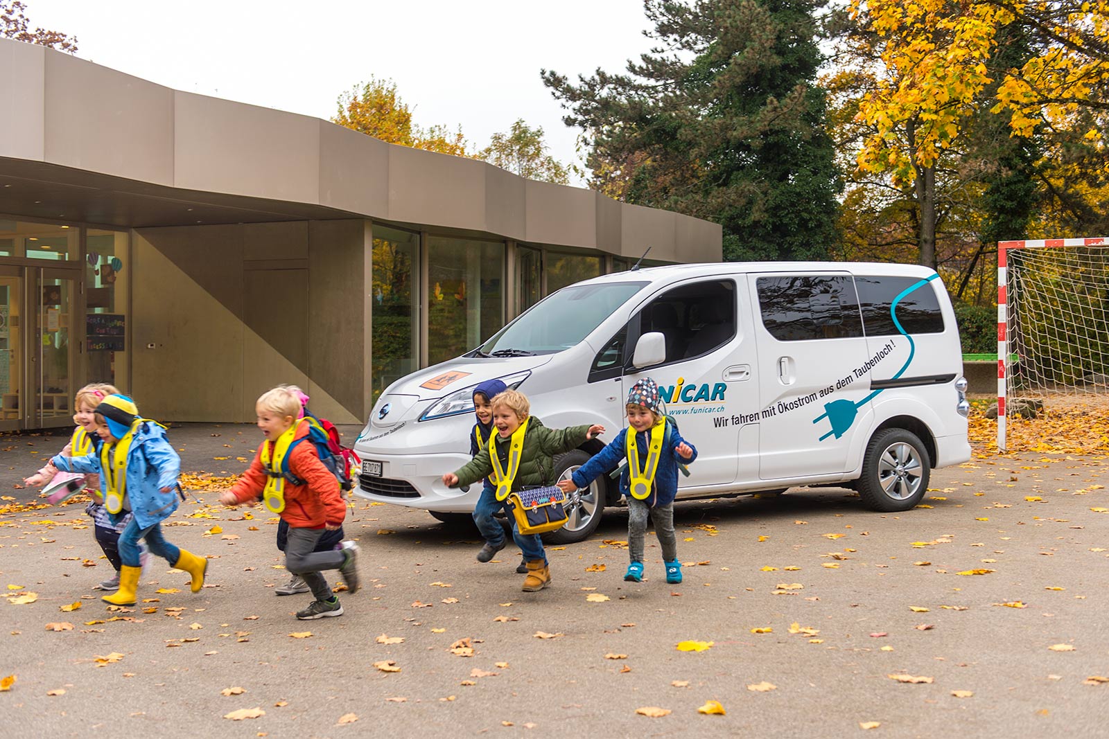 Funicar électromobilité bus scolaire