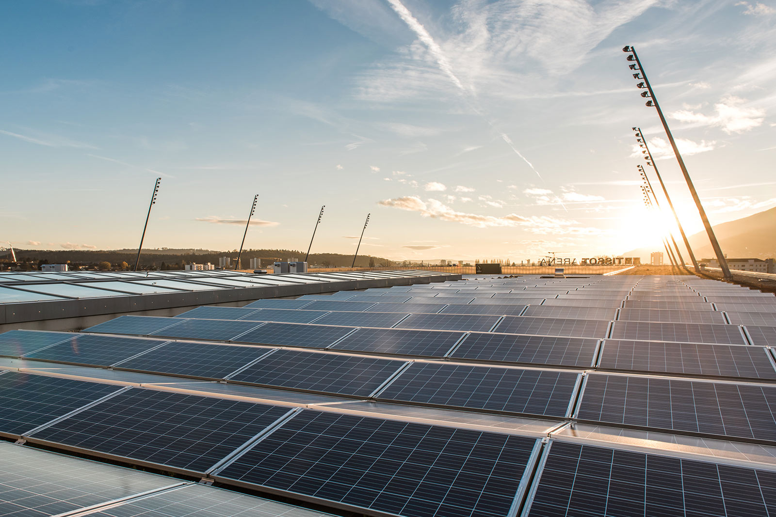 Centrale solaire Tissot Arena