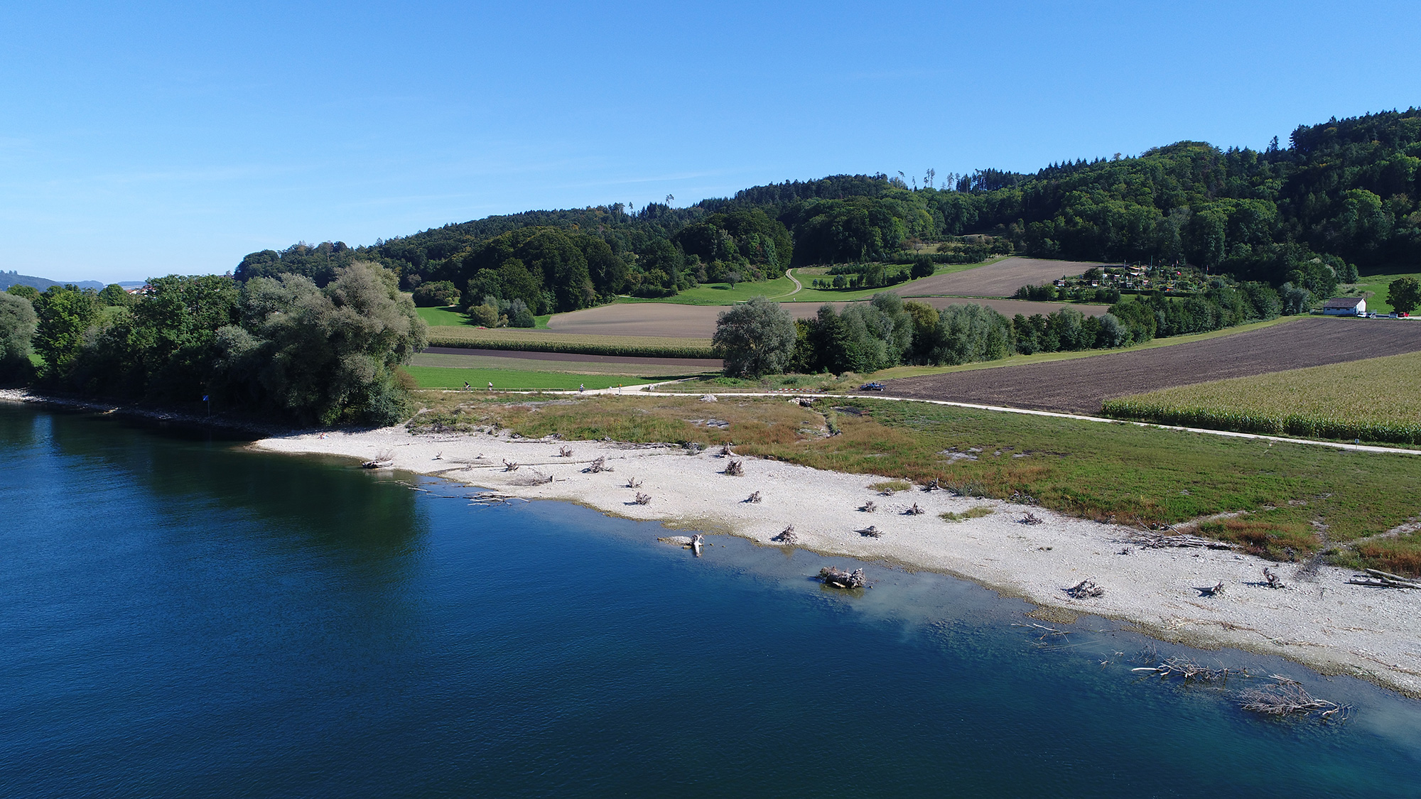 Renaturation des rives du canal de Nidau-Büren, à Spärs, Port