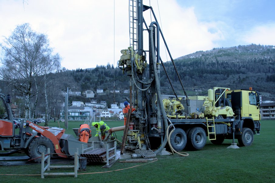 Tiefenbohrung von 300 m an der Jakobstrasse