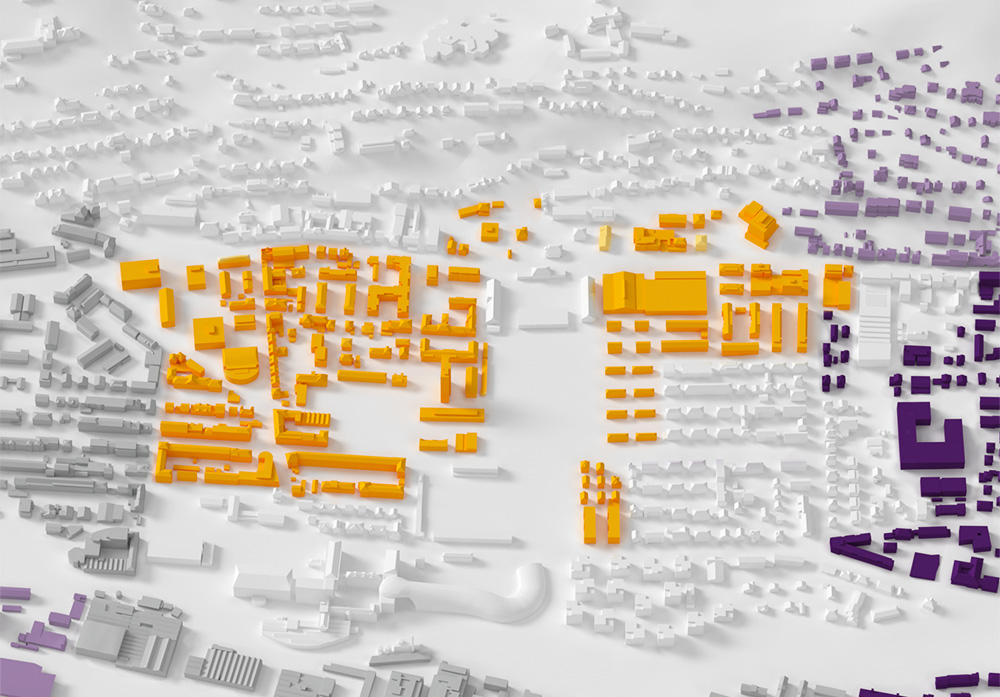 Karte Versorgungsgebiet Wärmeverbund Champagne