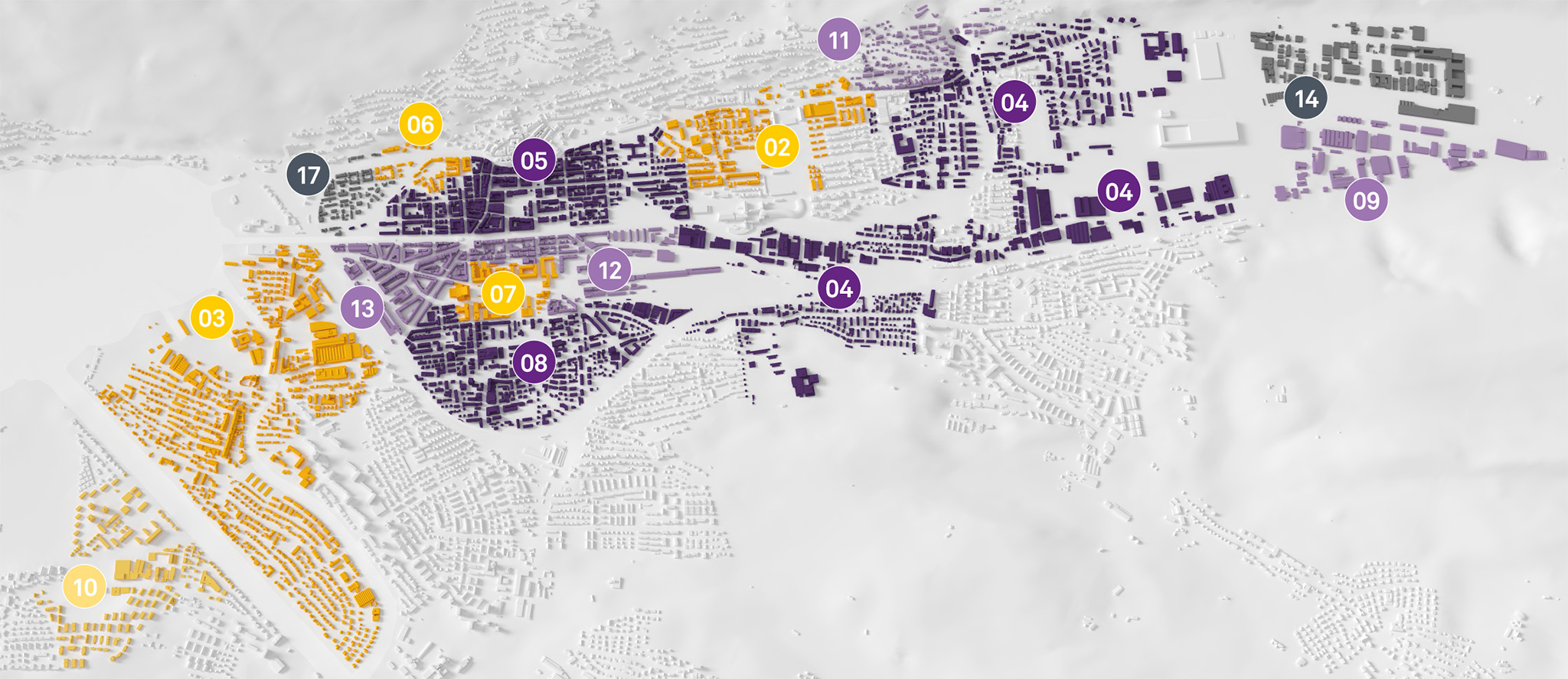 Perimeterkarte Wärmeverbünde des ESB