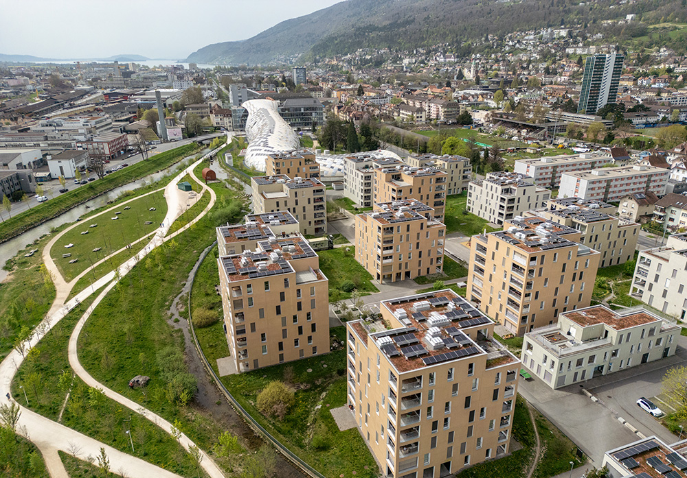 Luftaufnahme Jardin du Paradis