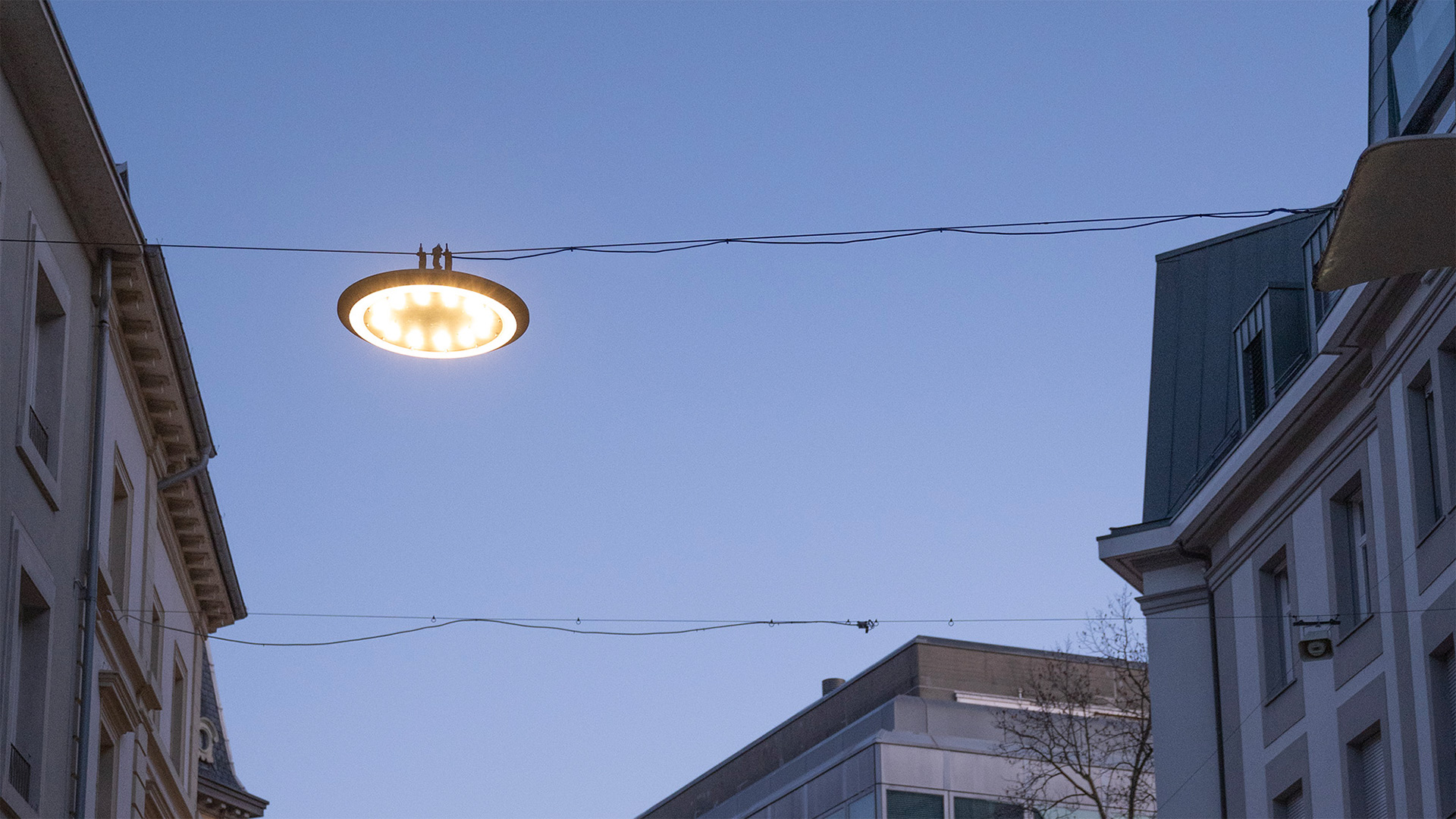 Neue Beleuchtung in der Innenstadt
