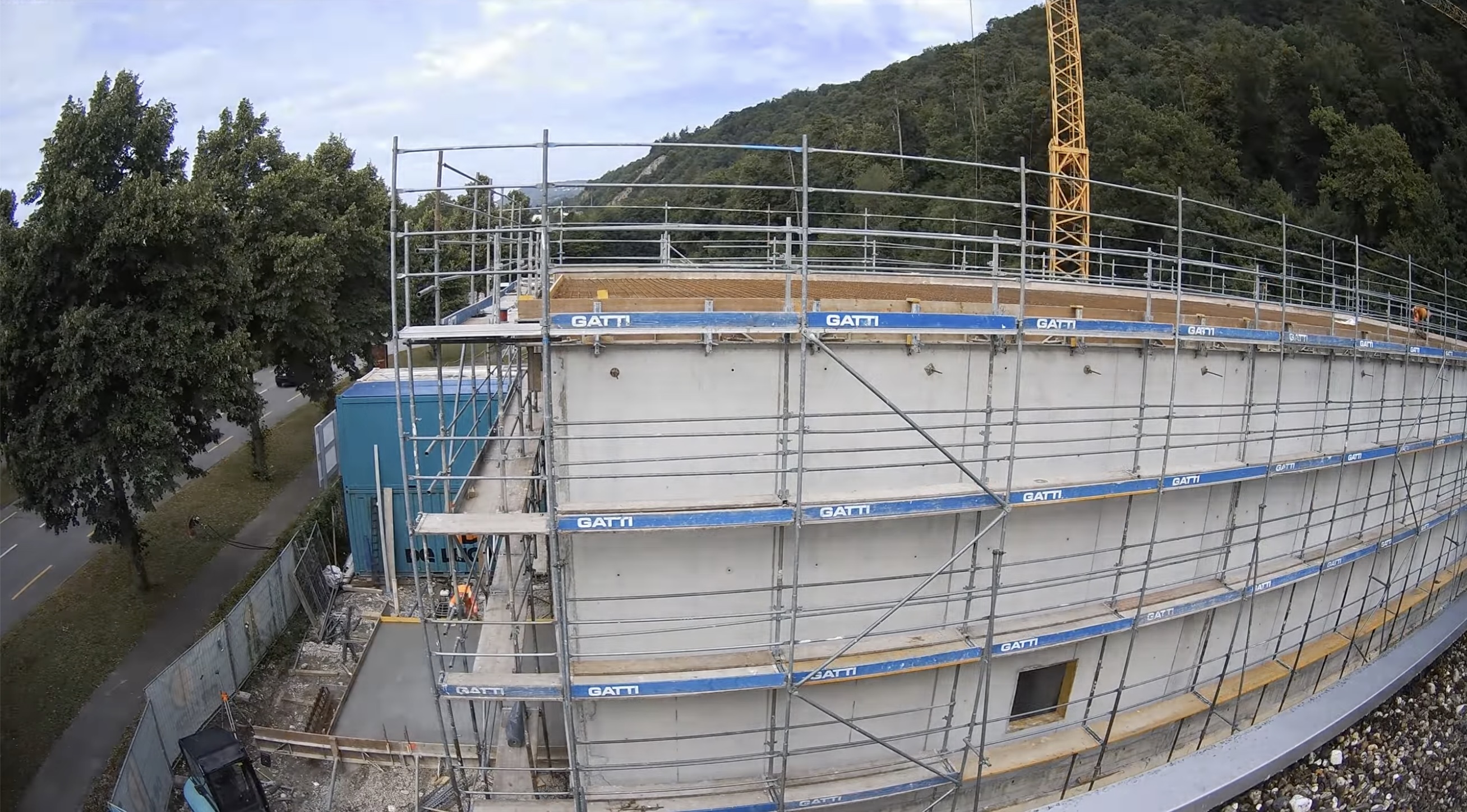 Baustelle Unterwerk Bözingenfeld